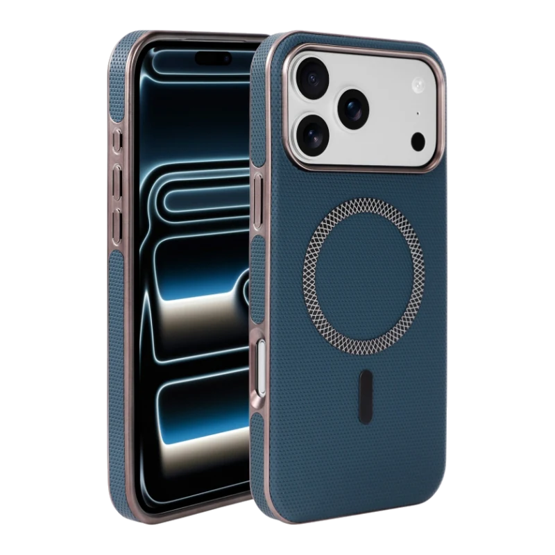 Coque Weave MagSafe · CoverMe Bleu